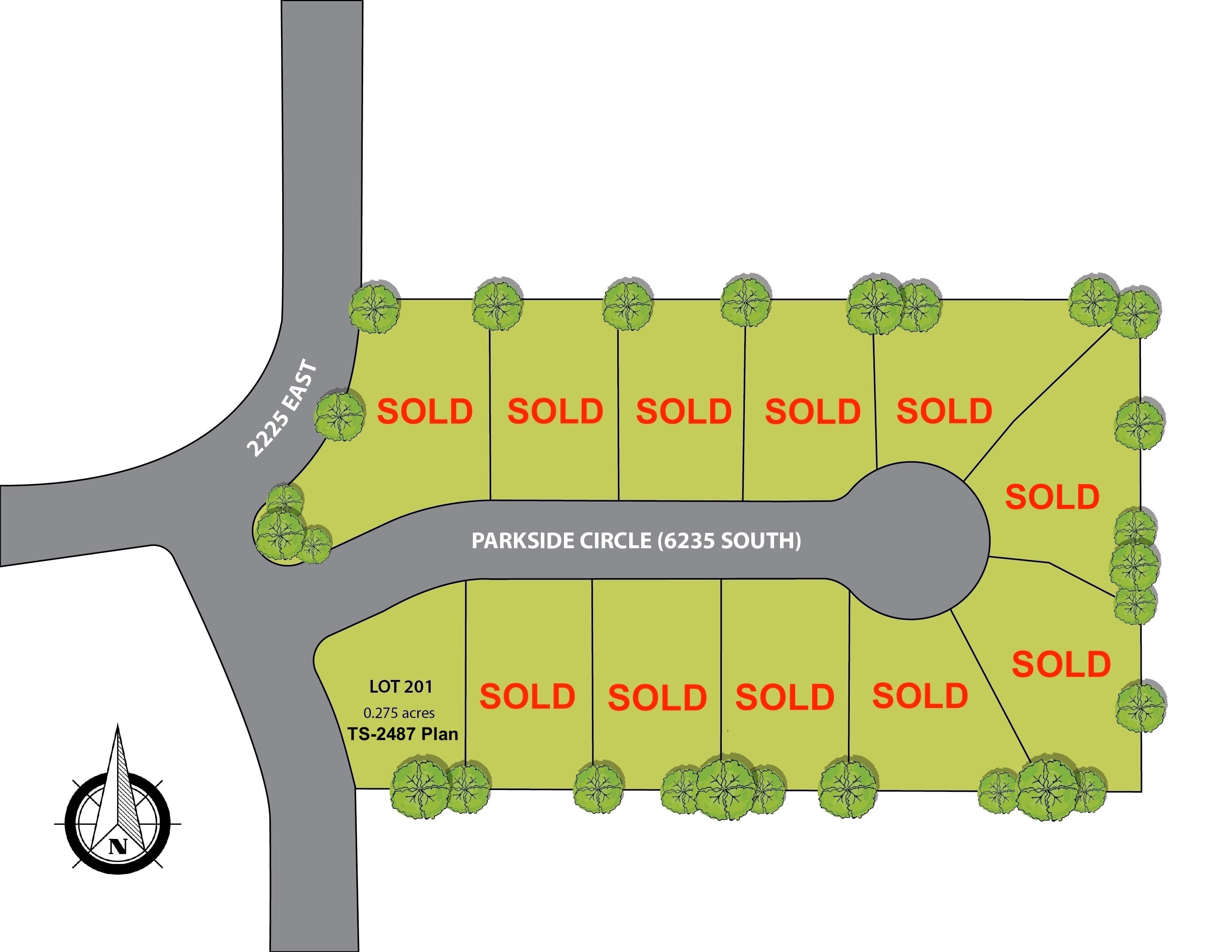 Highlands Bluff Estates site plan