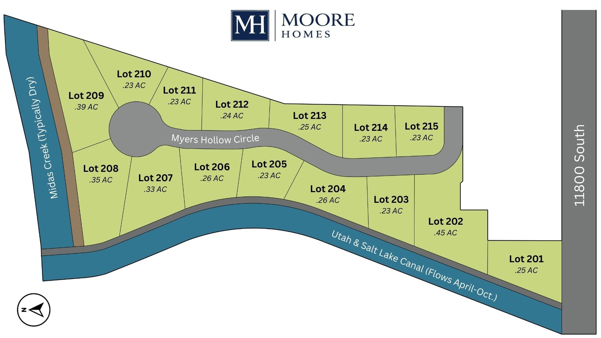 Myers Park site plan